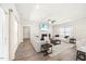 Spacious living room features a fireplace, a ceiling fan, and lots of natural light at 212 Thunder Forest Ln, Wendell, NC 27591