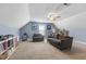 Large bonus room features comfortable seating, desk area, and ample storage for versatile use at 288 Joseph Alexander Dr, Fuquay Varina, NC 27526