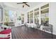 Comfortable screened porch and open deck areas great for outdoor entertaining at 301 Kinsale Dr, Chapel Hill, NC 27517