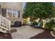 Outdoor patio with room for seating and a grill, perfect for entertaining at 321 Weycroft Grant Dr, Cary, NC 27519