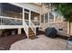 Outdoor patio with seating and a grill, perfect for entertaining at 321 Weycroft Grant Dr, Cary, NC 27519