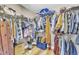 Walk-in closet is spacious and well-organized with shelves and rods at 34 Triton Ct, Clayton, NC 27520