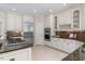 Spacious kitchen featuring stainless steel appliances and a large center island at 405 Silver Creek Trl, Chapel Hill, NC 27514