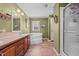 Relaxing bathroom featuring a soaking tub and separate shower at 4194 Abattoir Rd, Angier, NC 27501