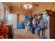 Cluttered storage room with boxes and miscellaneous items at 4194 Abattoir Rd, Angier, NC 27501