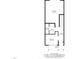 First floor plan features a garage, laundry, bathroom, bedroom, and porch layout at 556 Village Loop Dr, Apex, NC 27502