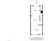 Third floor plan showcasing a kitchen, dining area, living room, balcony, and bathroom layout at 556 Village Loop Dr, Apex, NC 27502