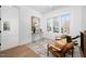 Cozy sitting area with stylish furniture, rug and natural light at 604 Edmund St, Raleigh, NC 27604