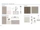 Selection of home finishes include flooring, paint, countertops, cabinets, and fixtures at 720 Ben Ledi Ct, Raleigh, NC 27603