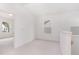 Carpeted bedroom featuring a window and view of the exterior at 724 Red Arrow Dr, Knightdale, NC 27545