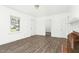 Bright, newly refinished living room with fireplace will be the center of attention for any owner at 824 S Tillery St, Rocky Mount, NC 27803