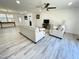 The open living room has ample natural light and flows seamlessly into the dining area at 112 Wichita Way, Louisburg, NC 27549