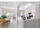 Bright dining and kitchen area with white cabinetry at 1945 Red Quartz Dr, Raleigh, NC 27610