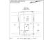 Property map showing lot dimensions, utility easements, proposed slab, driveway, and a septic tank at 195 Hawksmoore Ln, Lillington, NC 27546