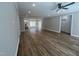 Spacious living area features laminate floors, recessed lighting, and natural light at 3273 Argyll Dr, Sanford, NC 27332