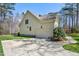 Home exterior features a driveway, two car garage, and mature trees at 3655 Pleasants Ridge Dr, Wake Forest, NC 27587