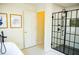 Beautiful bathroom features a stand-alone tub and a modern glass-enclosed shower at 48 Blue Heron Ln, Roxboro, NC 27574