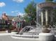 Scenic view of Cary Arts Center and fountain, showing downtown at 615 Sloan Dr, Cary, NC 27511