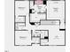 Upstairs floor plan featuring bedrooms, bathrooms, a loft, laundry room and owner's suite with walk-in closets at 622 Contento Ct, Sanford, NC 27330