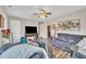 Spacious living room with a comfortable seating area, modern decor, and plenty of natural light throughout at 715 Shay Dr, Durham, NC 27704