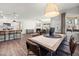 Inviting dining area with stylish table and chairs, perfect for gatherings and everyday meals at 744 Ben Ledi Ct, Raleigh, NC 27603