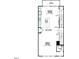 Second-floor floorplan featuring kitchen, dining room, deck, great room, and powder room at 10016 Secluded Garden Drive Rd # 186, Apex, NC 27523