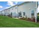 Cozy patio with outdoor seating, great for entertaining in a landscaped backyard at 104 Siebold St, Garner, NC 27529