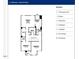 Claymore second floor plan featuring an owner's suite, bath, laundry room, and two bedrooms at 116 Siebold St, Garner, NC 27529