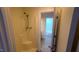 Shower with shower head and seat at 12 Melstone Turn, Durham, NC 27707
