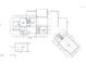 Second floor plan illustrating bedroom and bathroom layouts with dimensions for a clear understanding of the space at 140 Clear Springs Ct # 17, Pittsboro, NC 27312