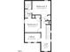 Upstairs floorplan featuring bedrooms, an office, and a loft at 1573 Piney Falls Dr, Wendell, NC 27591