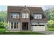 Charming two-story home with a combination brick and siding exterior, and an attached two car garage at 2521 Lillian Woods Dr, Wendell, NC 27591