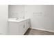 Bathroom with double sinks and a large mirror at 279 Canopy Dr, Graham, NC 27253