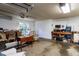 Spacious garage with work bench and storage area at 3005 Woodgreen Dr, Raleigh, NC 27607
