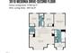 Detailed second floor layout featuring bedrooms, bathrooms, laundry, Gathering room, hall, and walk-in closet at 3910 Wedonia Dr, Cary, NC 27519