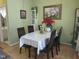 Cozy dining room with a table set for six, perfect for Gathering meals and gatherings at 4245 Toccopola St, Raleigh, NC 27604