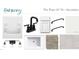 Selection of secondary bathroom finishes, including lighting, vanity, tiles, carpet, and tub at 704 Compeer Way # 28, Rolesville, NC 27571