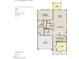Floor plan showing 4 beds, 2 full bath, 1 half bath, 2 car garage, 3,151 Sq. Ft at 704 Compeer Way # 28, Rolesville, NC 27571