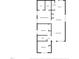 Layout showing primary bedroom, bedrooms, bathrooms, kitchen, dining area, and living room at 818 E Holly St, Rocky Mount, NC 27801