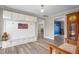 Inviting mudroom features custom built-ins, storage bench, and stylish decor accents at 928 Hanford Rd, Graham, NC 27253