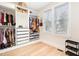 Custom walk-in closet with storage at 100 High Ridge Ln, Pittsboro, NC 27312
