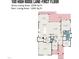 Detailed first-floor floorplan showing layout of living spaces and room dimensions at 100 High Ridge Ln, Pittsboro, NC 27312