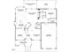 Floor plan showcasing the layout of the first floor at 101 Redfoot Run Rd, Chapel Hill, NC 27516