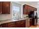 Updated kitchen featuring stainless steel appliances, granite countertops and tile backsplash at 101 Redfoot Run Rd, Chapel Hill, NC 27516