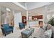 Open-concept layout showcasing the kitchen and living area filled with natural light at 101 Redfoot Run Rd, Chapel Hill, NC 27516
