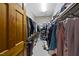 Well-organized walk-in closet with ample storage space for clothing and accessories at 104 Sierra Dr, Chapel Hill, NC 27514
