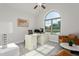 Bright home office featuring a large window and comfortable seating area at 1053 Beechcraft Dr # 124, Mebane, NC 27302