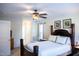 Bright bedroom with natural light, a ceiling fan, and neutral decor at 1516 Bradsher Dr, Stem, NC 27581
