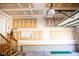 This large garage contains an access door to the house and space for storage at 1516 Bradsher Dr, Stem, NC 27581