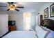 Bright main bedroom with ensuite access at 1516 Bradsher Dr, Stem, NC 27581